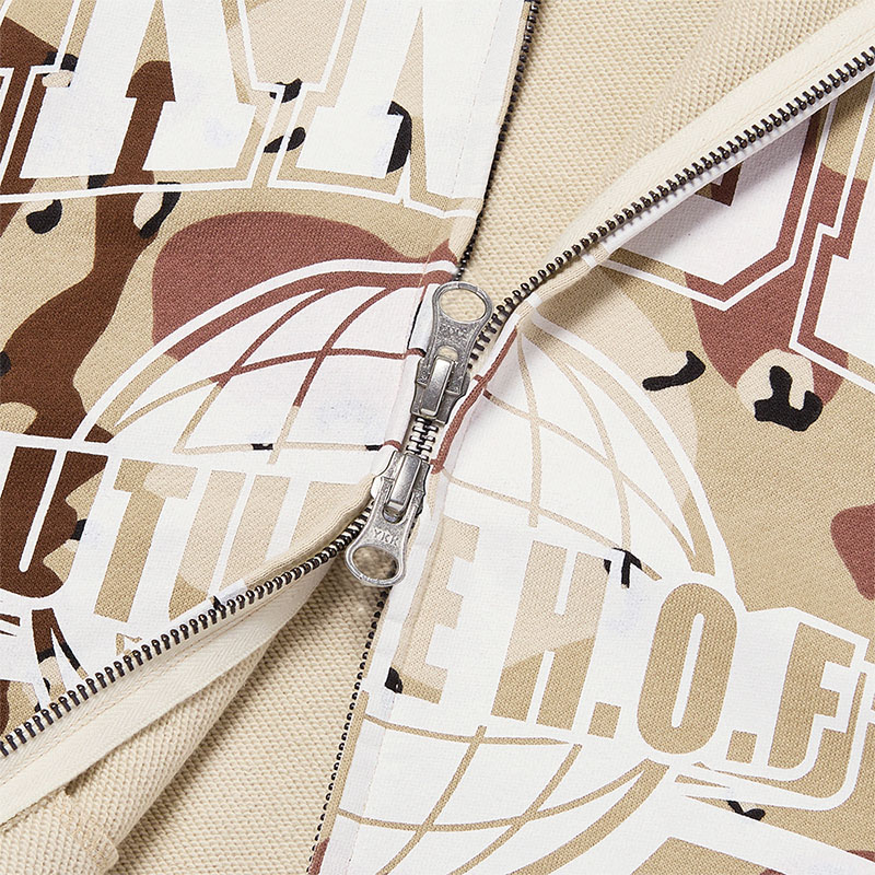 WKNDRS(ウィーケンダーズ)/ H.O.F ZIP-UP HOODIE -DESERT CAMO-