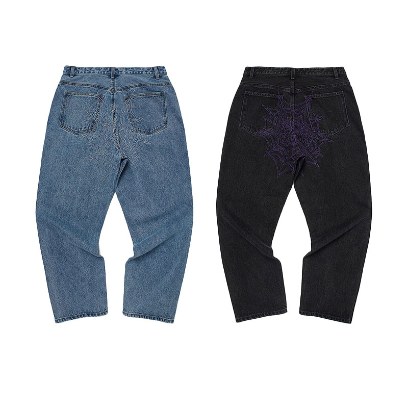 WKNDRS(ウィーケンダーズ)/ COBWEB DENIM PANTS -2.COLOR-
