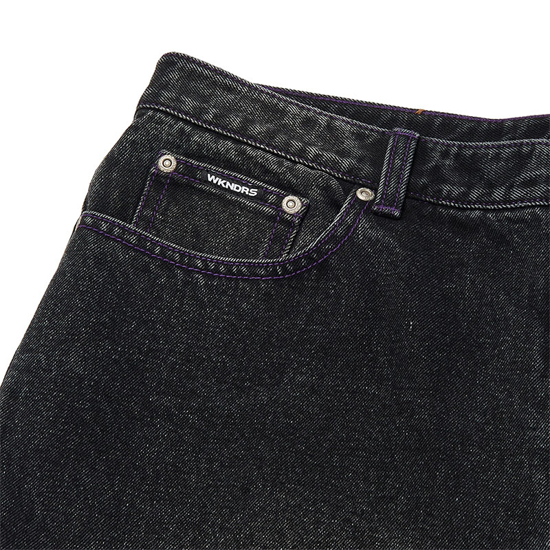 WKNDRS(ウィーケンダーズ)/ COBWEB DENIM PANTS -2.COLOR-