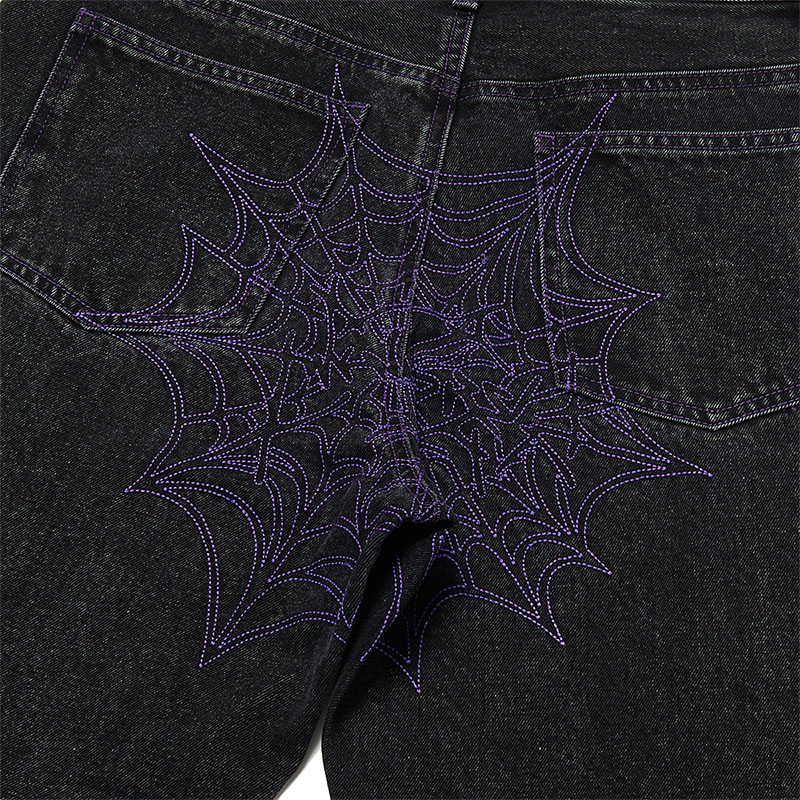 WKNDRS(ウィーケンダーズ)/ COBWEB DENIM PANTS -2.COLOR-