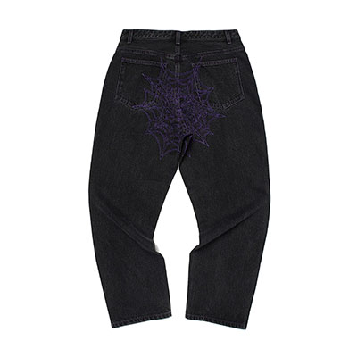 WKNDRS(ウィーケンダーズ)/ COBWEB DENIM PANTS -2.COLOR-