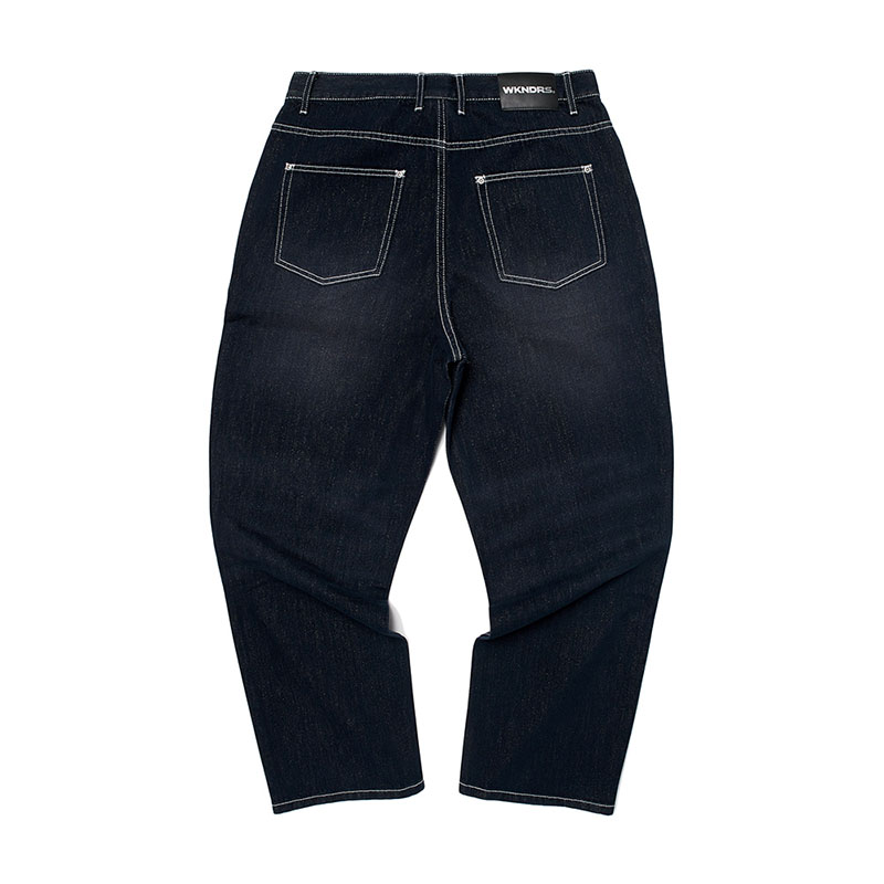 WKNDRS(ウィーケンダーズ)/ RHINESTONE DENIM PANTS -DENIM-