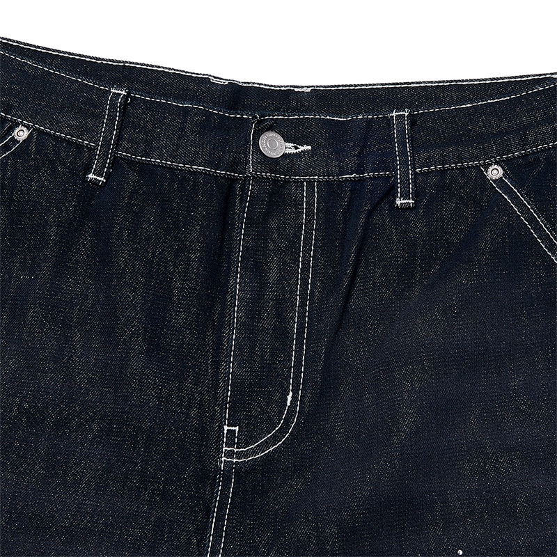 WKNDRS(ウィーケンダーズ)/ RHINESTONE DENIM PANTS -DENIM-