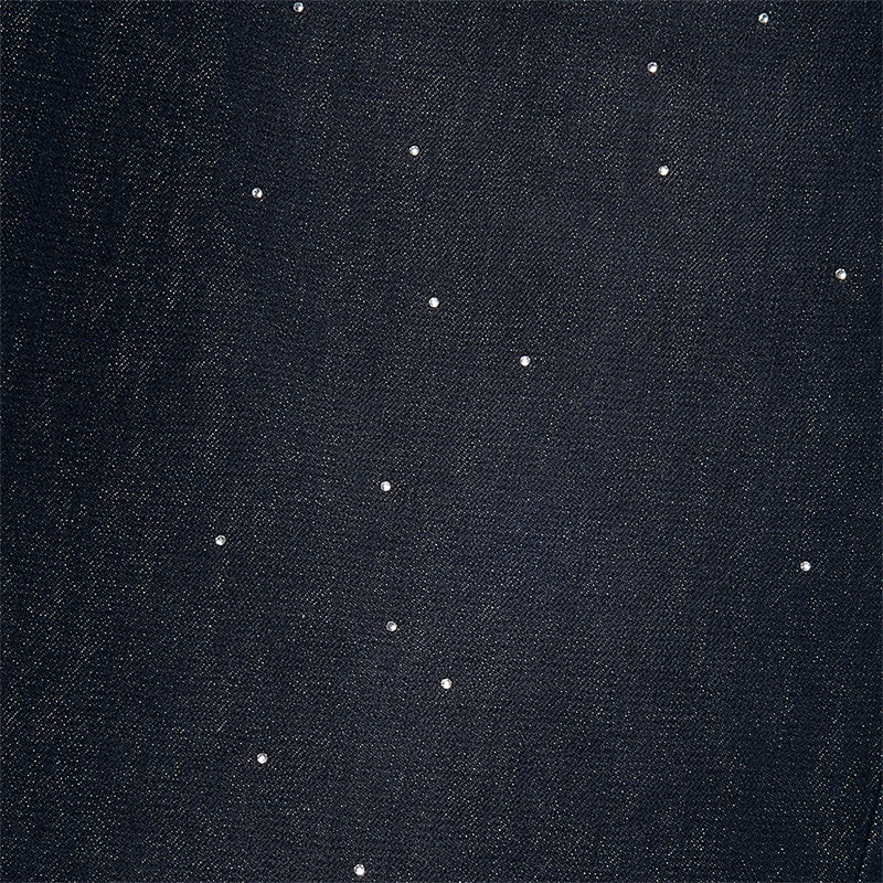 WKNDRS(ウィーケンダーズ)/ RHINESTONE DENIM PANTS -DENIM-