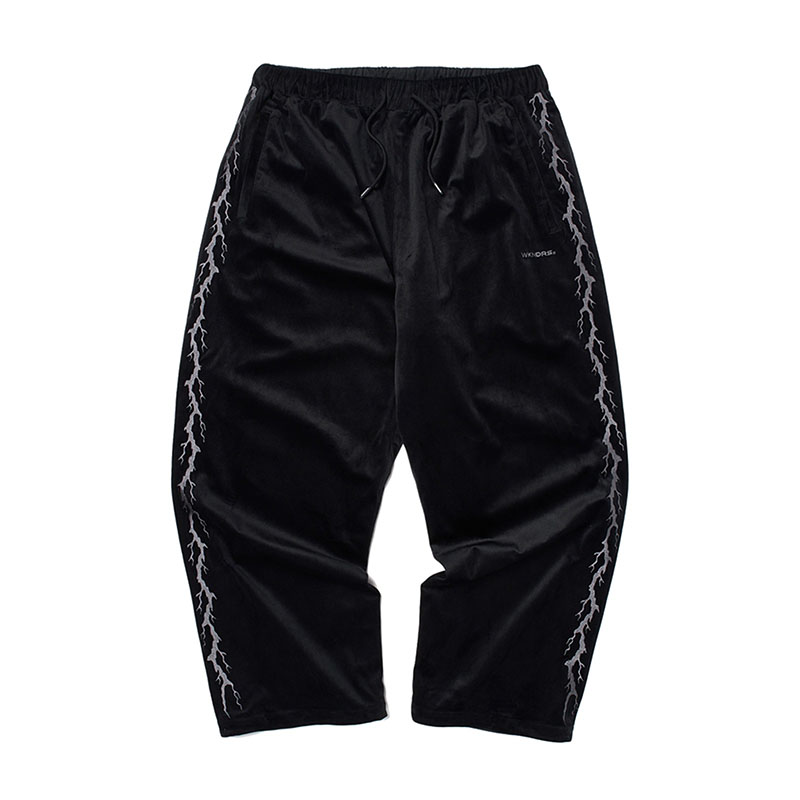 WKNDRS(ウィーケンダーズ)/ CRACK PANTS -2.COLOR-(BLACK)