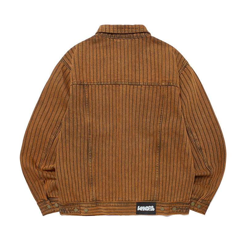 WKNDRS(ウィーケンダーズ)/ STRIPE TRUCKER JK -2.COLOR-