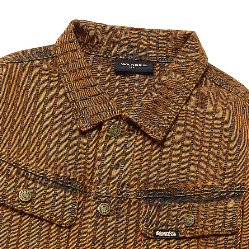 WKNDRS(ウィーケンダーズ)/ STRIPE TRUCKER JK -2.COLOR-