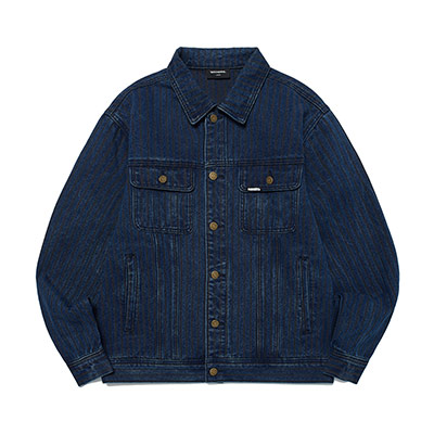 WKNDRS(ウィーケンダーズ)/ STRIPE TRUCKER JK -2.COLOR-
