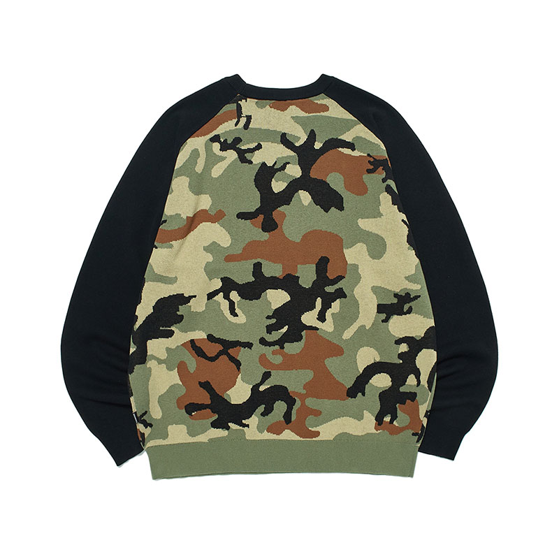 WKNDRS(ウィーケンダーズ)/ RAGLAN KNIT SWEATER -2.COLOR-