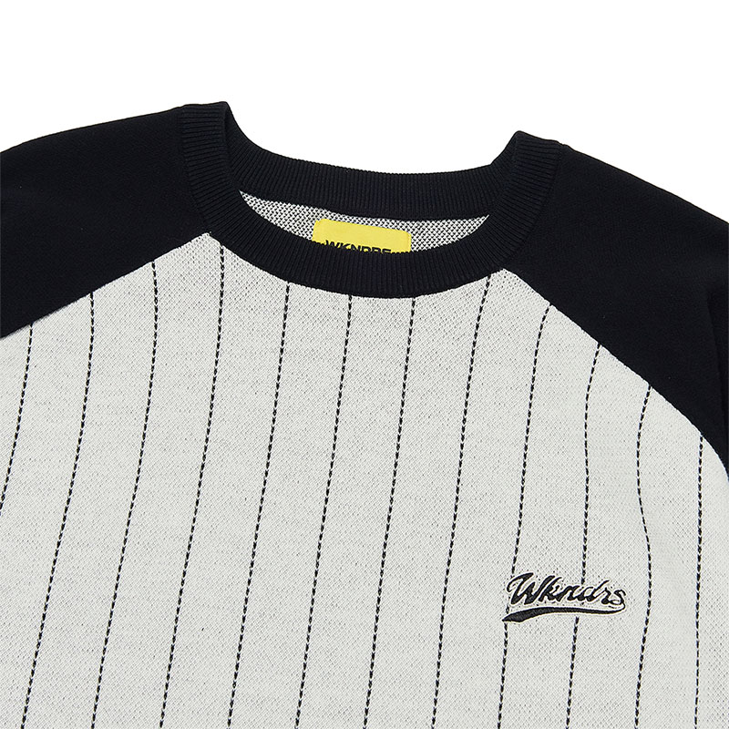WKNDRS(ウィーケンダーズ)/ RAGLAN KNIT SWEATER -2.COLOR-