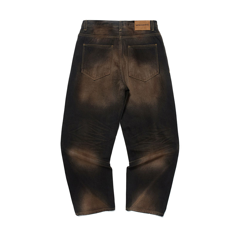 WKNDRS(ウィーケンダーズ)/ VINTAGE WASH DENIM PANTS -D.BLACK-