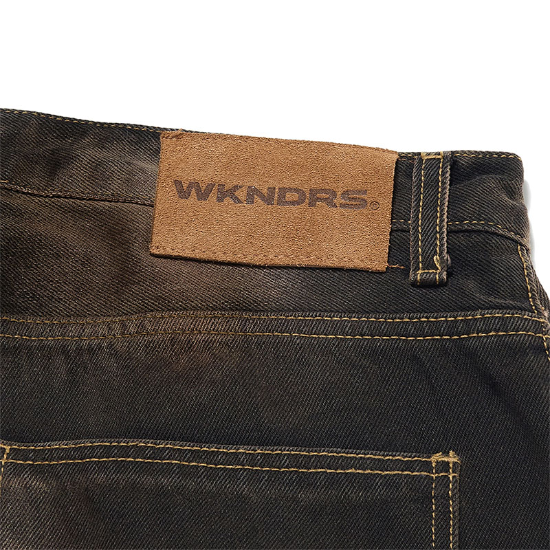 WKNDRS(ウィーケンダーズ)/ VINTAGE WASH DENIM PANTS -D.BLACK-