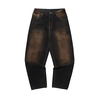 WKNDRS(ウィーケンダーズ)/ VINTAGE WASH DENIM PANTS -D.BLACK-