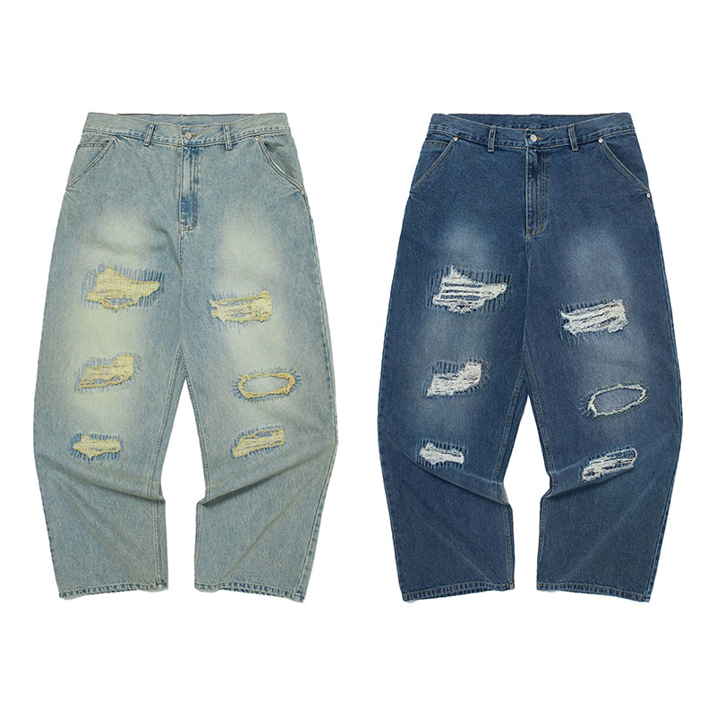 WKNDRS(ウィーケンダーズ)/ STITCH DISTRESSED PANTS -2.COLOR-