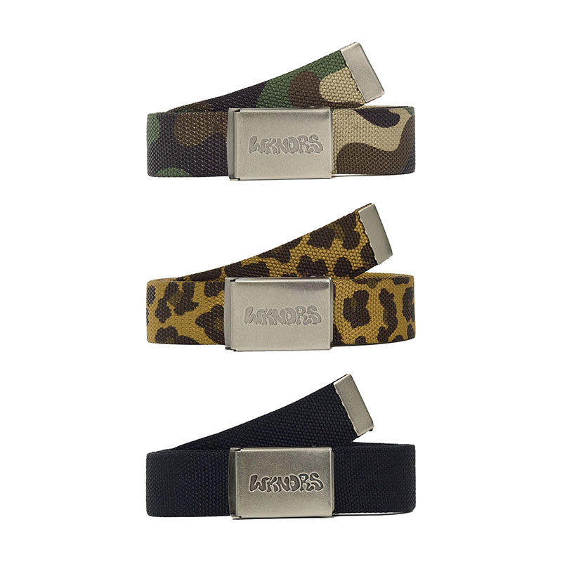 WKNDRS(ウィーケンダーズ)/ GRAFFITI LOGO BELT -3.COLOR-