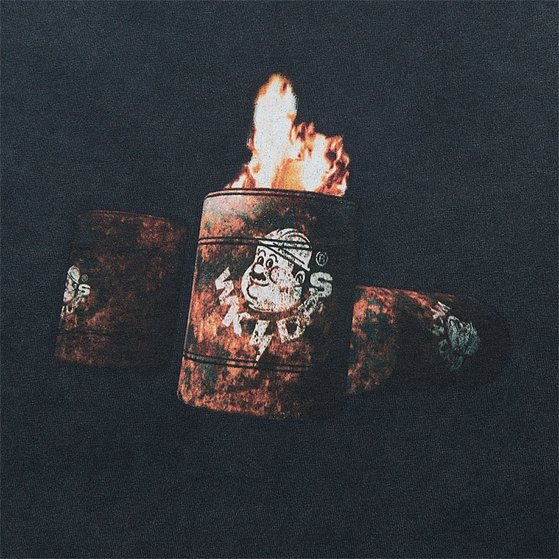 WKNDRS(ウィーケンダーズ)/ FIRE BARREL LS T-SHIRT -2.COLOR-