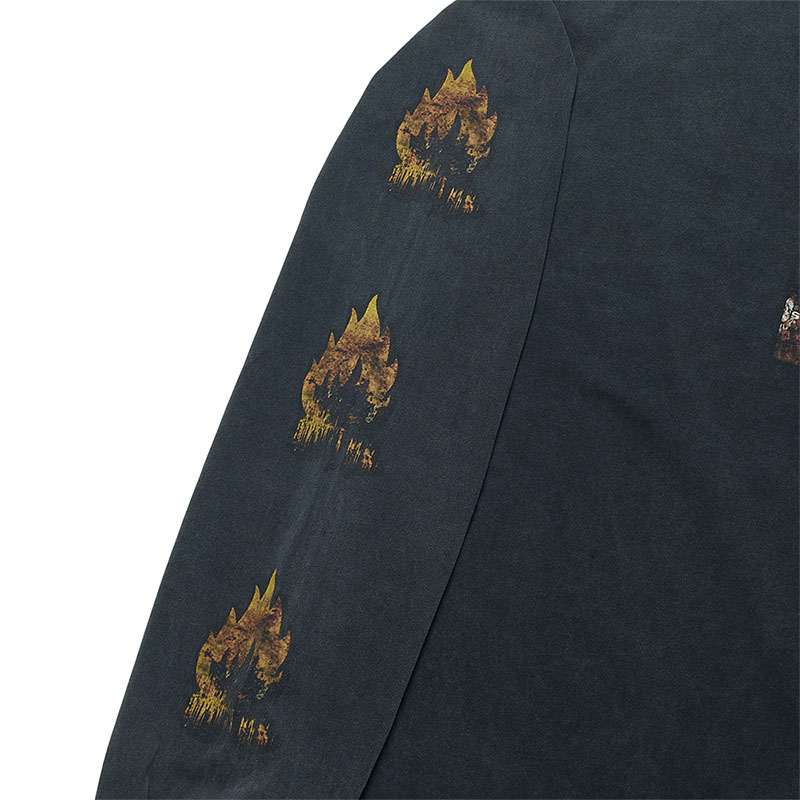 WKNDRS(ウィーケンダーズ)/ FIRE BARREL LS T-SHIRT -2.COLOR-
