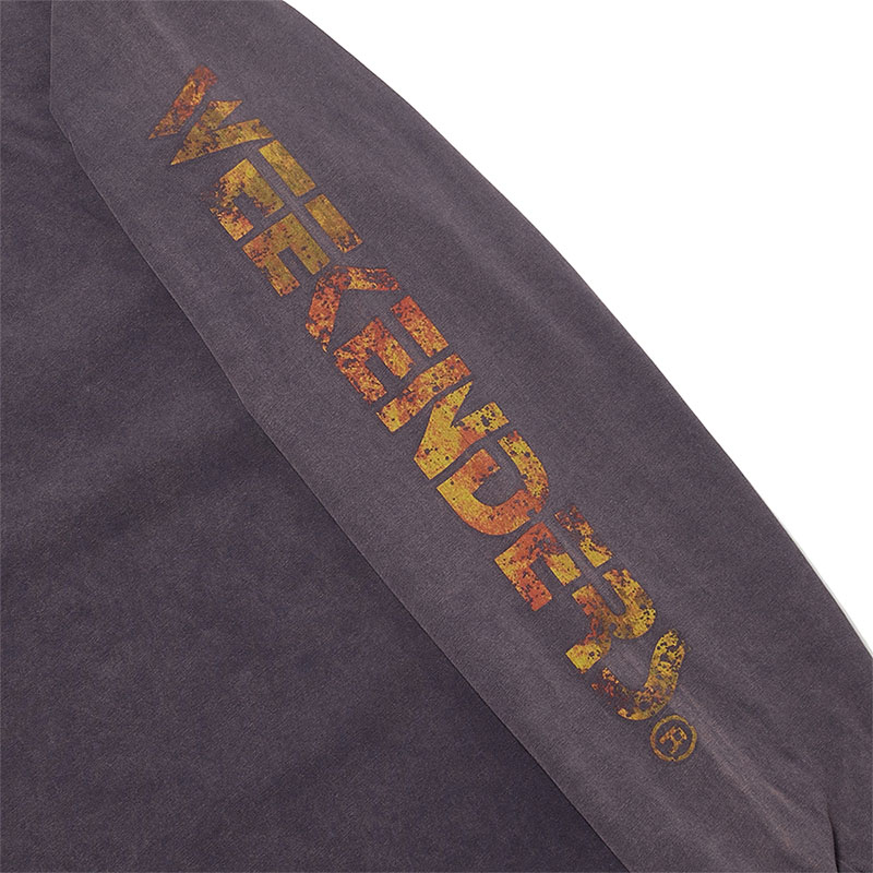 WKNDRS(ウィーケンダーズ)/ FIRE BARREL LS T-SHIRT -2.COLOR-