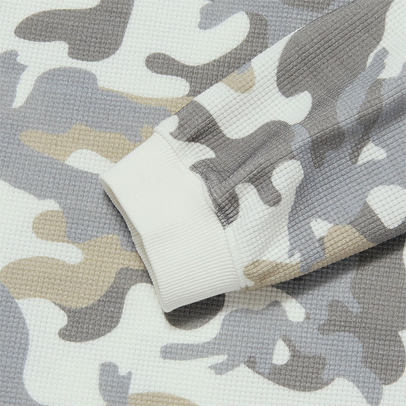 WKNDRS(ウィーケンダーズ)/ CAMO WAFFLE LS T-SHIRT -2.COLOR-