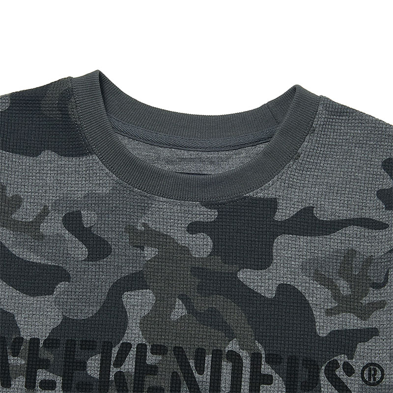 WKNDRS(ウィーケンダーズ)/ CAMO WAFFLE LS T-SHIRT -2.COLOR-