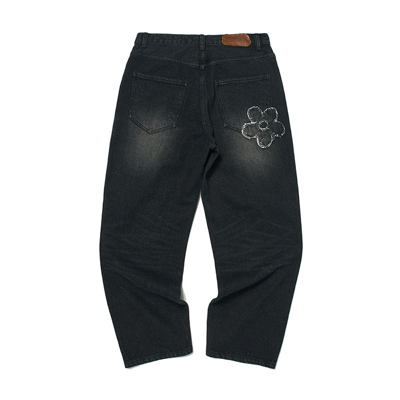 WKNDRS(ウィーケンダーズ)/ FLORAL DENIM PANTS -2.COLOR-