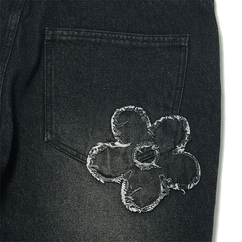 WKNDRS(ウィーケンダーズ)/ FLORAL DENIM PANTS -2.COLOR-