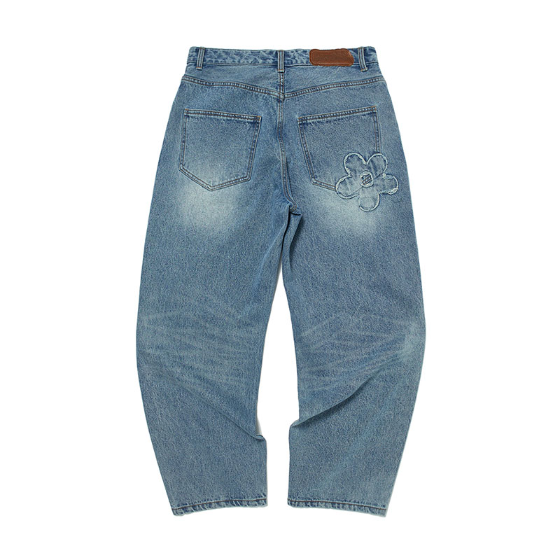 WKNDRS(ウィーケンダーズ)/ FLORAL DENIM PANTS -2.COLOR-