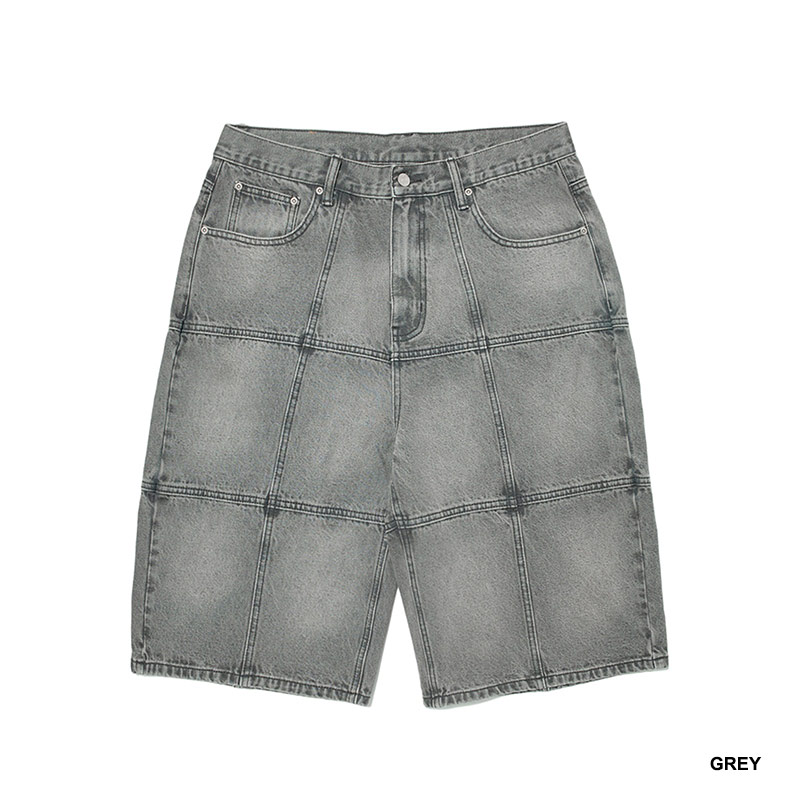 WKNDRS(ウィーケンダーズ)/ PATCH WORK DENIM SHORTS -2.COLOR-