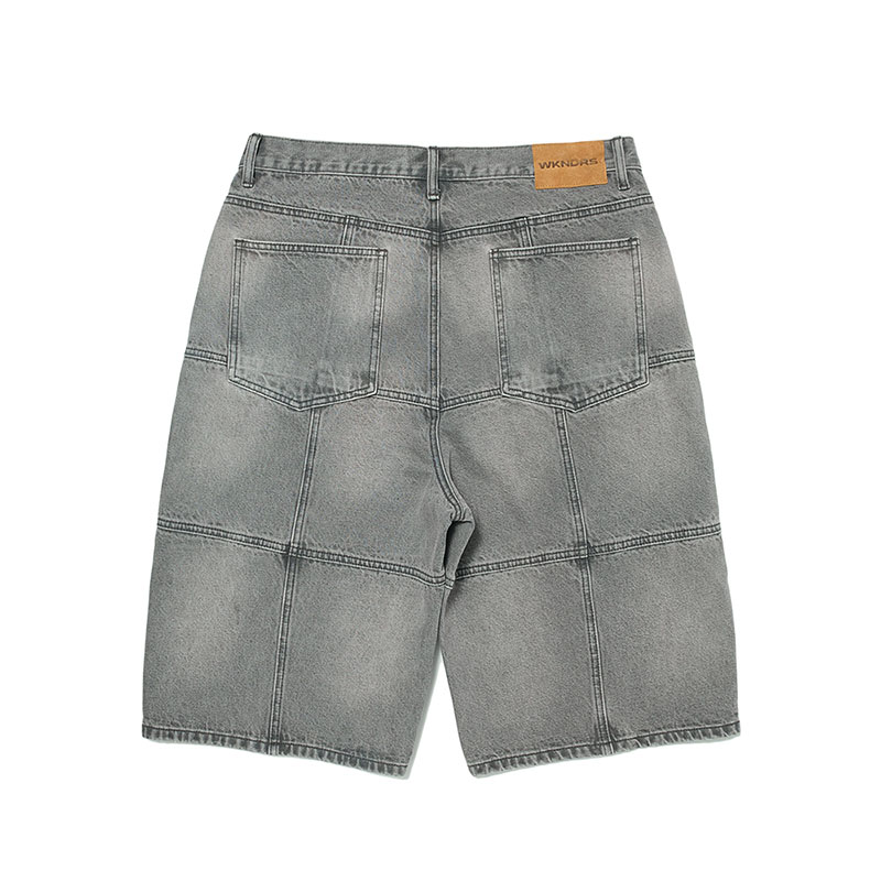 WKNDRS(ウィーケンダーズ)/ PATCH WORK DENIM SHORTS -2.COLOR-