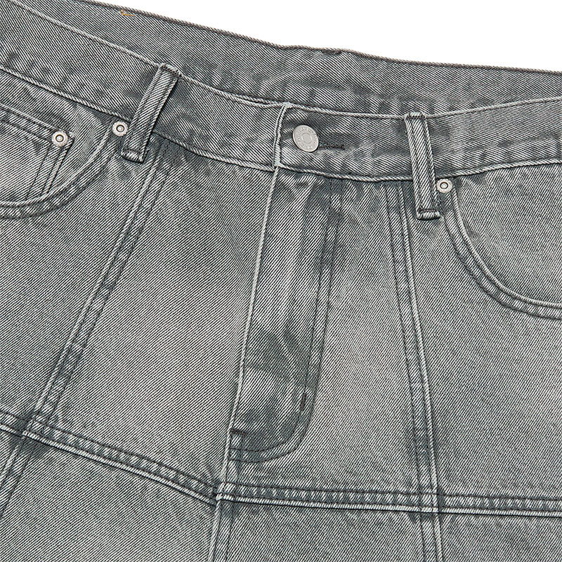 WKNDRS(ウィーケンダーズ)/ PATCH WORK DENIM SHORTS -2.COLOR-