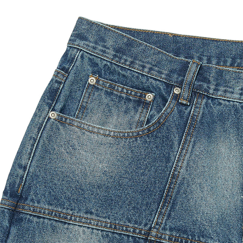 WKNDRS(ウィーケンダーズ)/ PATCH WORK DENIM SHORTS -2.COLOR-