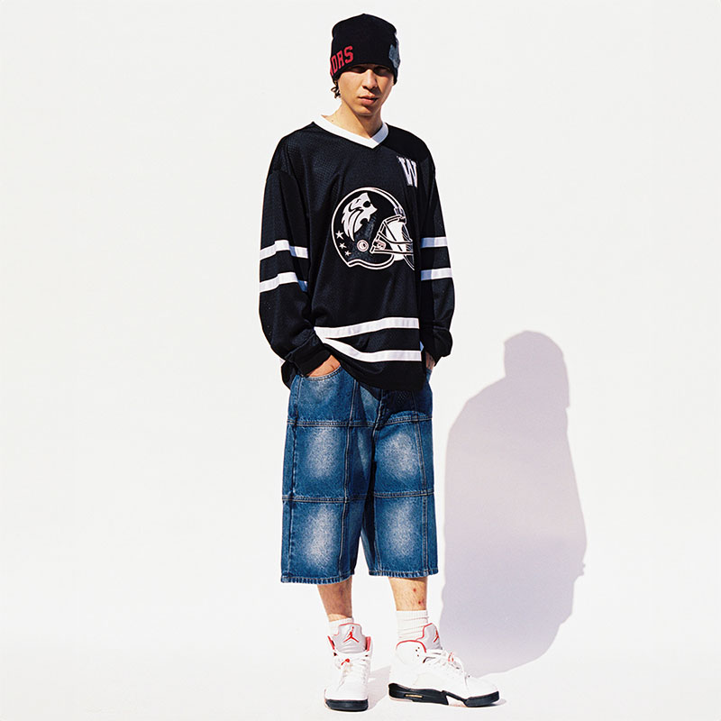 WKNDRS(ウィーケンダーズ)/ PATCH WORK DENIM SHORTS -2.COLOR-