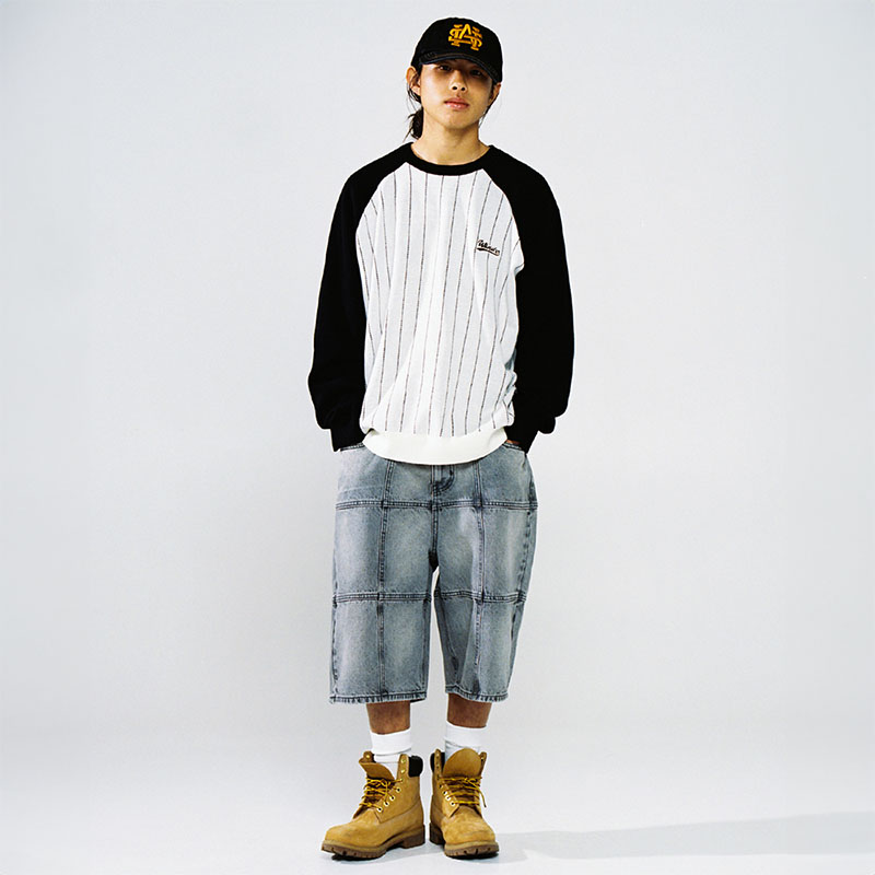 WKNDRS(ウィーケンダーズ)/ PATCH WORK DENIM SHORTS -2.COLOR-