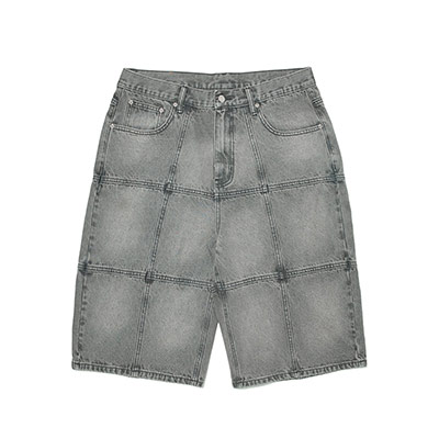 WKNDRS(ウィーケンダーズ)/ PATCH WORK DENIM SHORTS -2.COLOR-