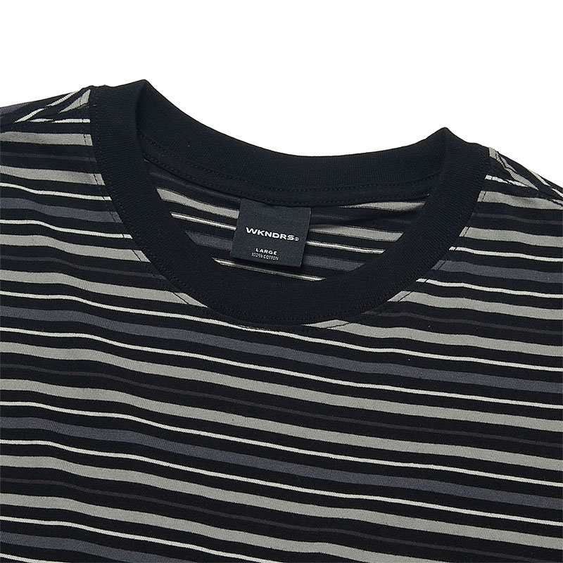 WKNDRS(ウィーケンダーズ)/ STRIPED T-SHIRT -2COLOR-