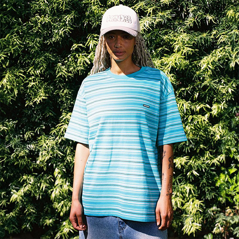 WKNDRS(ウィーケンダーズ)/ STRIPED T-SHIRT -2COLOR-