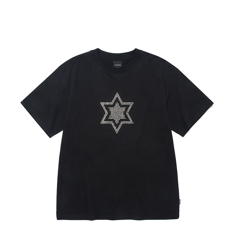 WKNDRS(ウィーケンダーズ)/ STAR T-SHIRT -2COLOR-(BLACK)