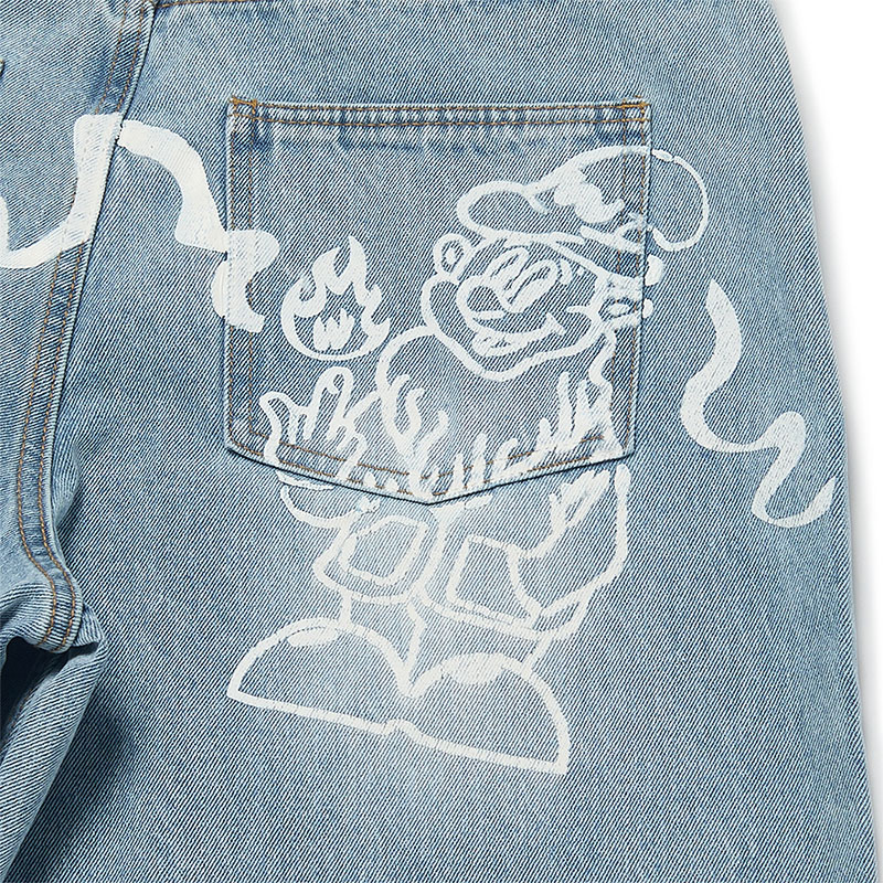 WKNDRS(ウィーケンダーズ)/ DWARF DENIM PANTS  -L.DENIM-