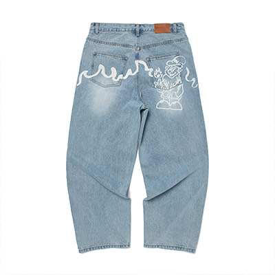 WKNDRS(ウィーケンダーズ)/ DWARF DENIM PANTS  -L.DENIM-