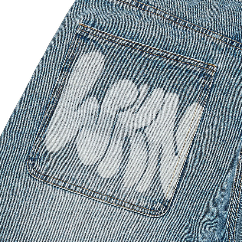 WKNDRS(ウィーケンダーズ)/ GRAFFITI DENIM SHORTS -2COLOR-