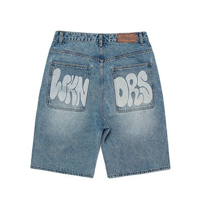WKNDRS(ウィーケンダーズ)/ GRAFFITI DENIM SHORTS -2COLOR-