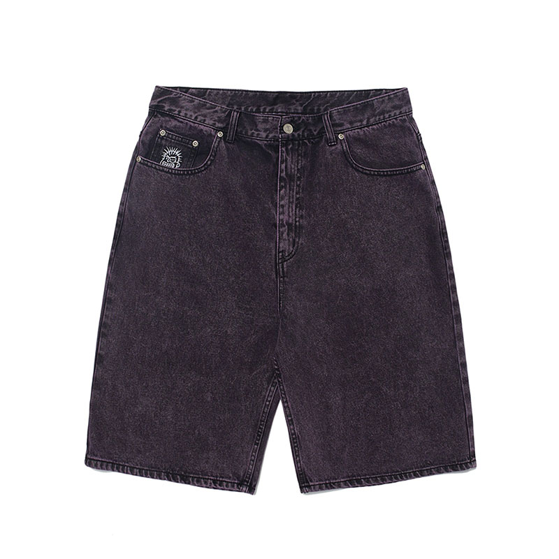 WKNDRS(ウィーケンダーズ)/ PUNK DENIM SHORTS -2COLOR-(PURPLE)