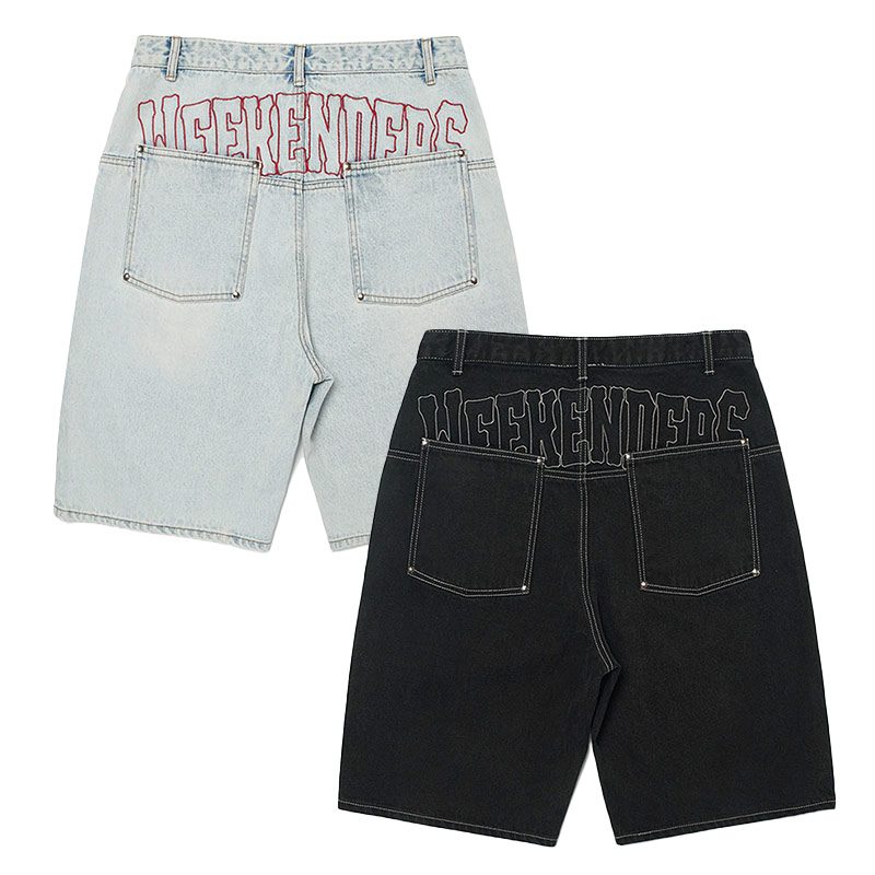 WKNDRS(ウィーケンダーズ)/ COWBOY DENIM SHORTS -2COLOR-