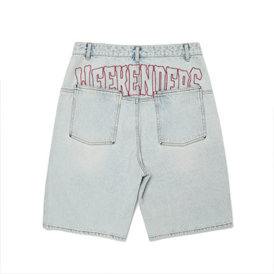 WKNDRS(ウィーケンダーズ)/ COWBOY DENIM SHORTS -2COLOR-