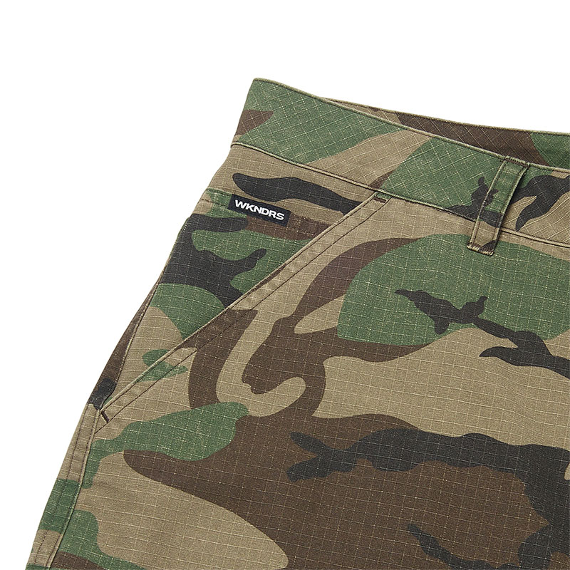 WKNDRS(ウィーケンダーズ)/ RIPSTOP CARGO SHORTS -BROWN-