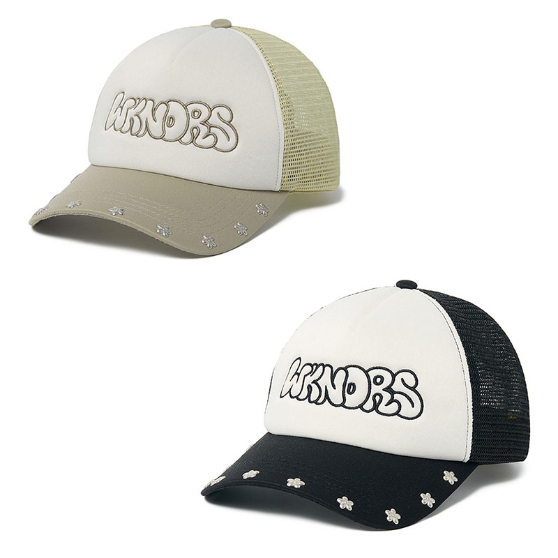 WKNDRS(ウィーケンダーズ)/ FLORAL TRUCKER CAP -2COLOR-