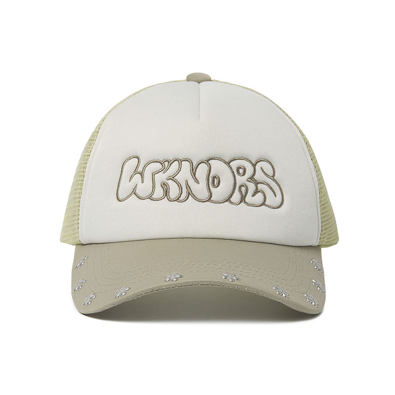 WKNDRS(ウィーケンダーズ)/ FLORAL TRUCKER CAP -2COLOR-