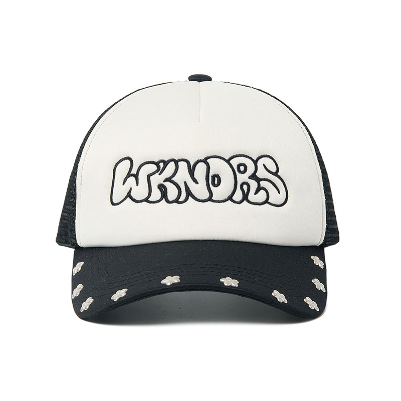 WKNDRS(ウィーケンダーズ)/ FLORAL TRUCKER CAP -2COLOR-