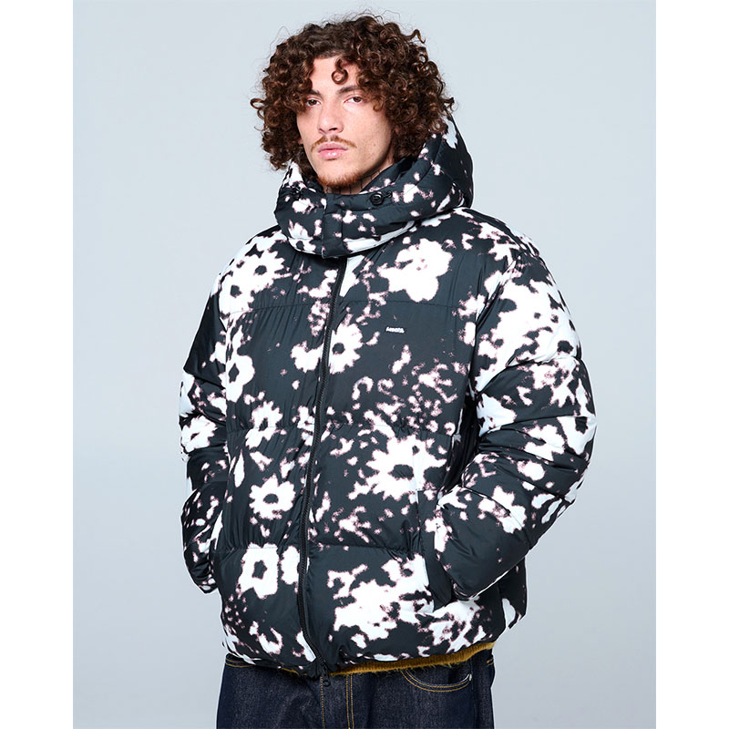 WKNDRS(ウィーケンダーズ)/ G-LOGO PUFFER JACKET -FLOWER-