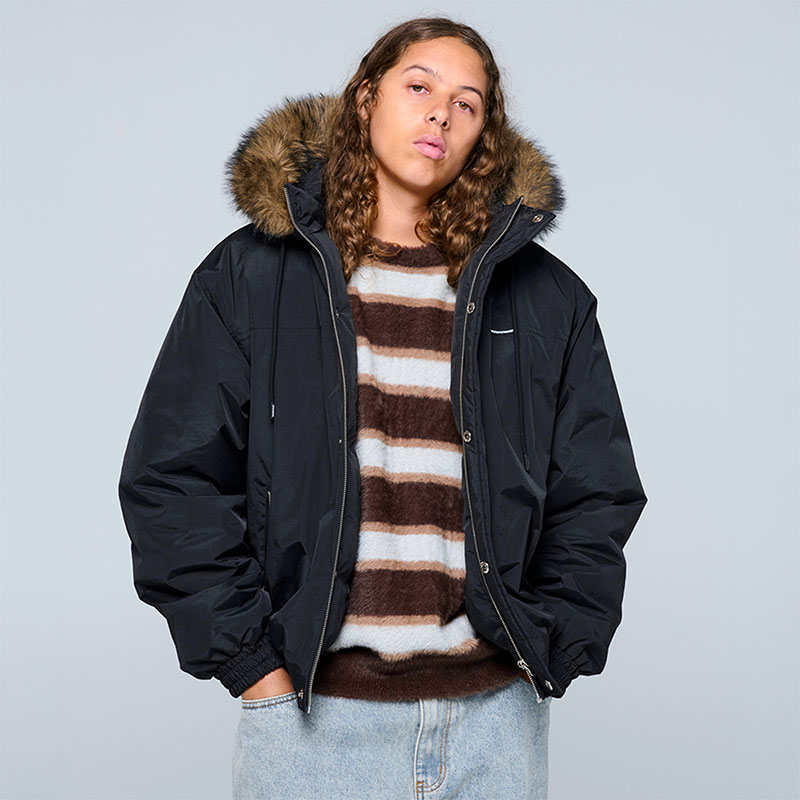WKNDRS(ウィーケンダーズ)/ MOUNTAIN HOODED JACKET -BLACK-